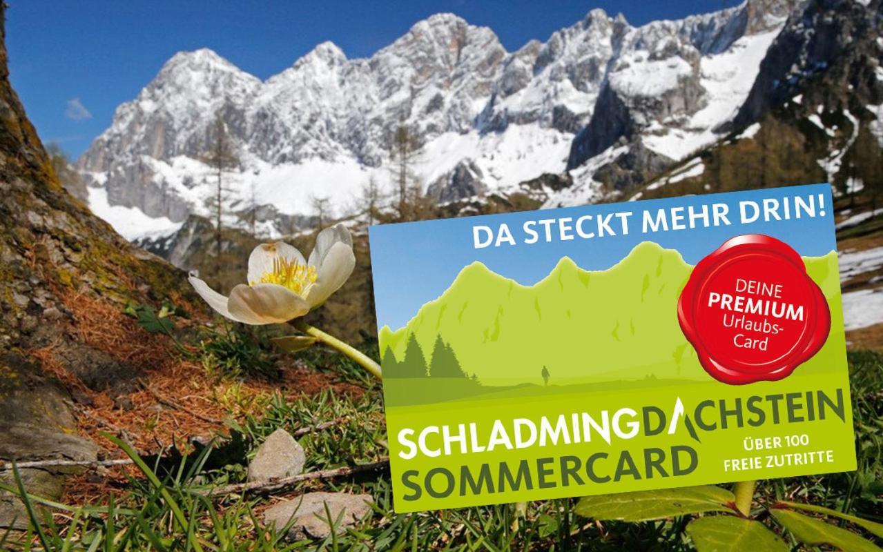 Bergidyll Top 1 Gartenwohnung Ramsau am Dachstein Bagian luar foto